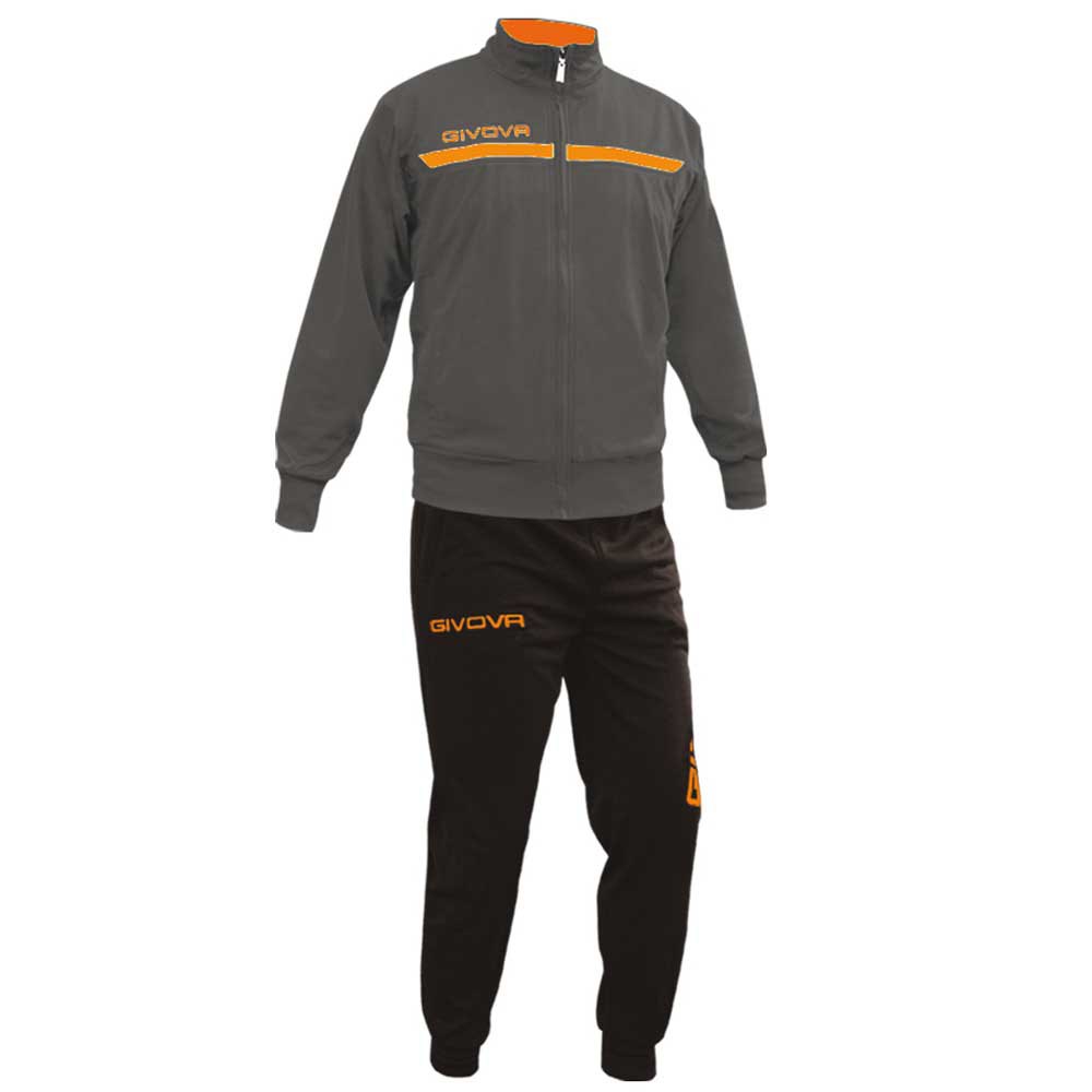 Givova One Tracksuit Schwarz,Grau L Mann Givova One Tracksuit Schwarz,Grau L Mann von Givova