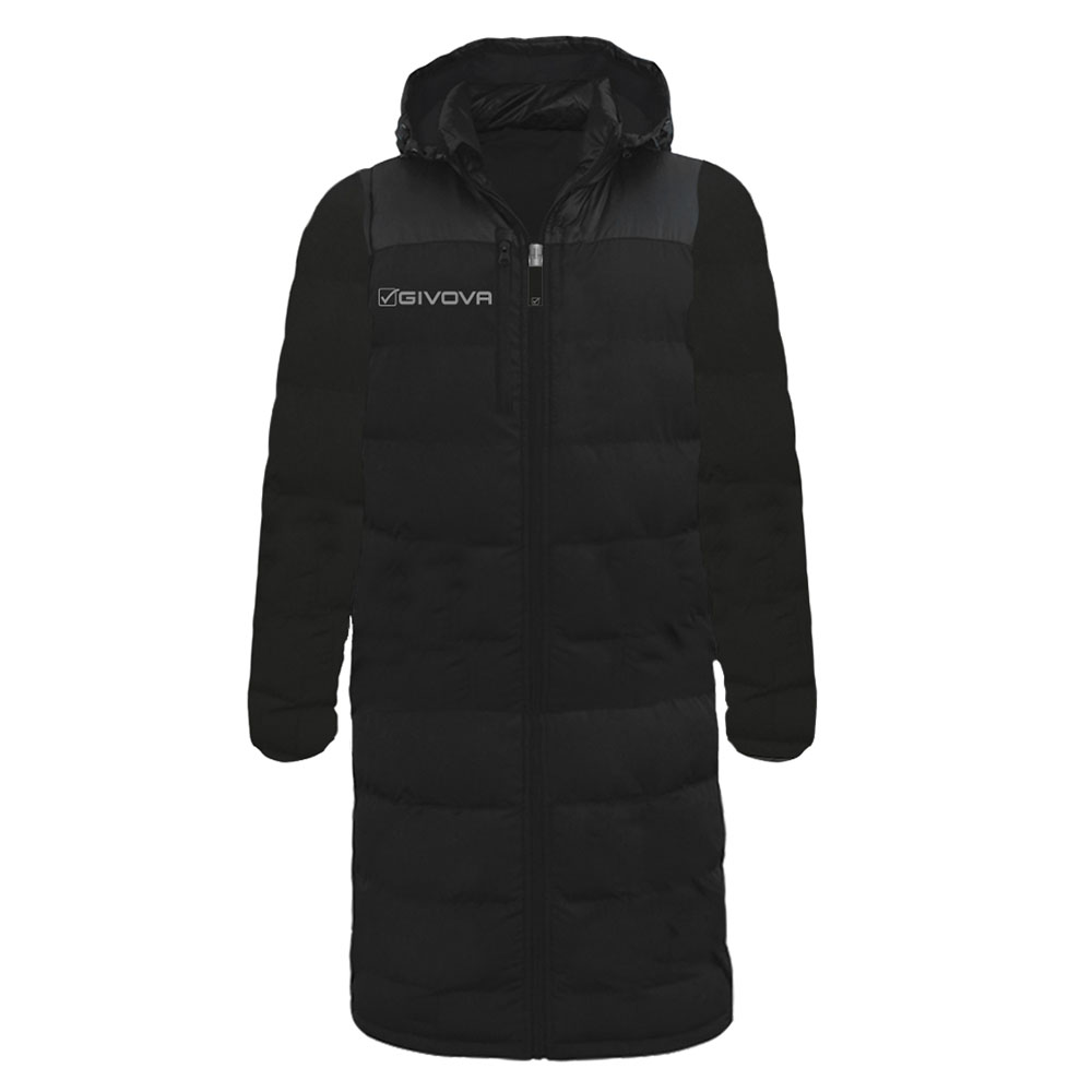 Givova Panchina Coat Schwarz XS Junge Givova Panchina Coat Schwarz XS Junge von Givova