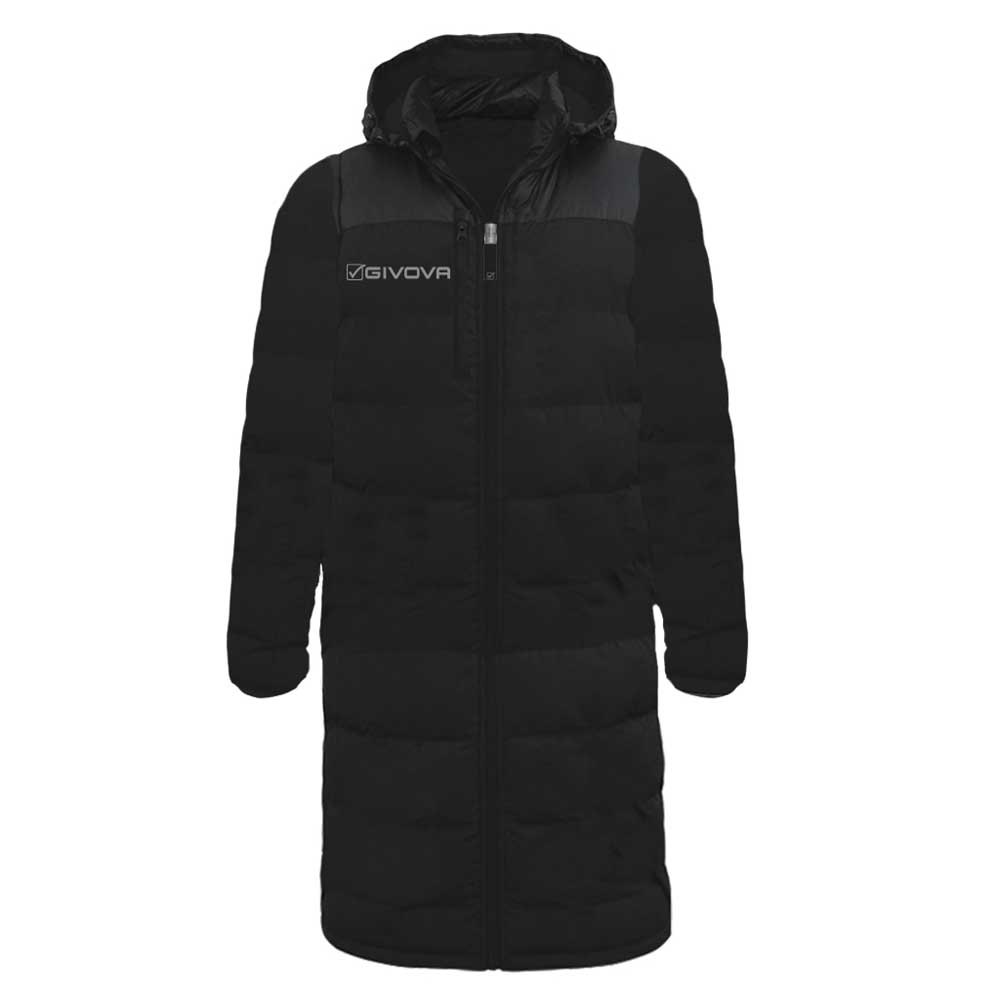 Givova Panchina Coat Schwarz XL Mann Givova Panchina Coat Schwarz XL Mann von Givova