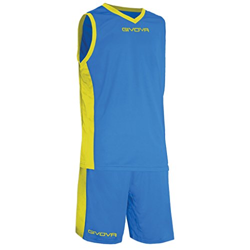 Givova Herren Power Basketball-Set, Azzurro, 3XS von Givova