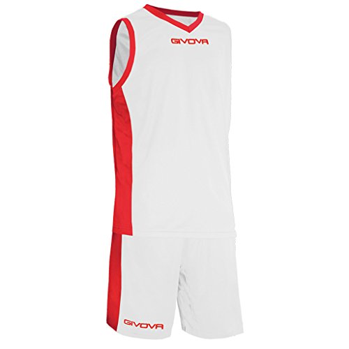 Givova Power Kit Basketball, Herren, Power, Mehrfarbig (Bianco/Rosso), XS von Givova