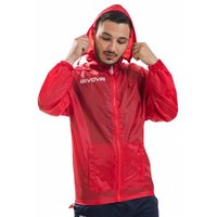 Givova Regenjacke "Rain Basico" rot von Givova