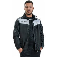 Givova Regenjacke "Rain Scudo" schwarz/weiß Givova Regenjacke "Rain Scudo" schwarz/weiß von Givova