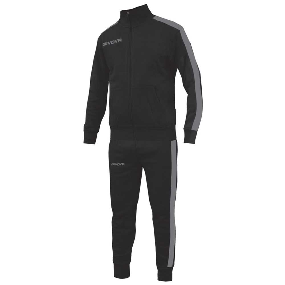 Givova Rev S Track Suit Schwarz 10-12 Years Junge von Givova