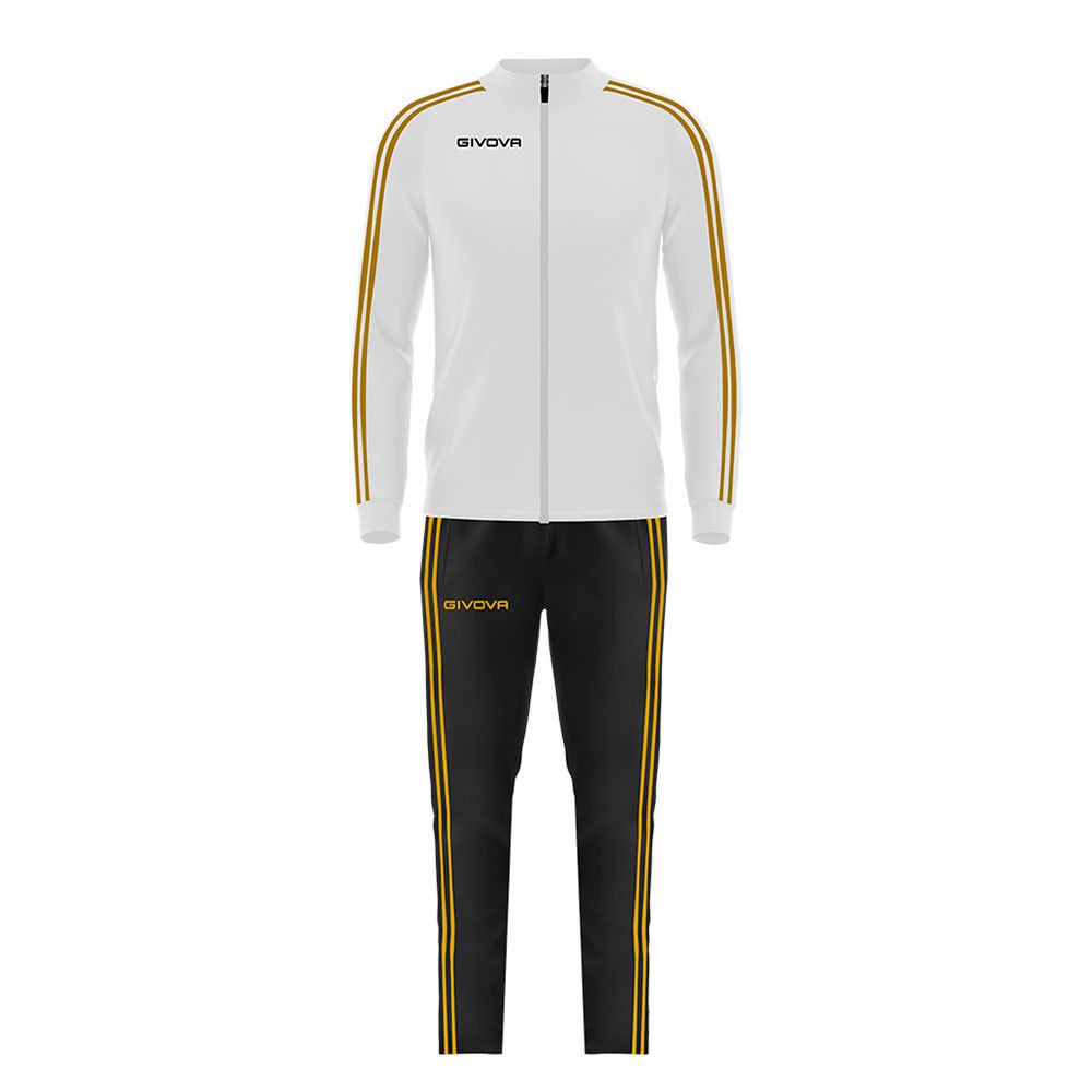 Givova Revolution Summer Tracksuit Weiß,Schwarz M Frau Givova Revolution Summer Tracksuit Weiß,Schwarz M Frau von Givova