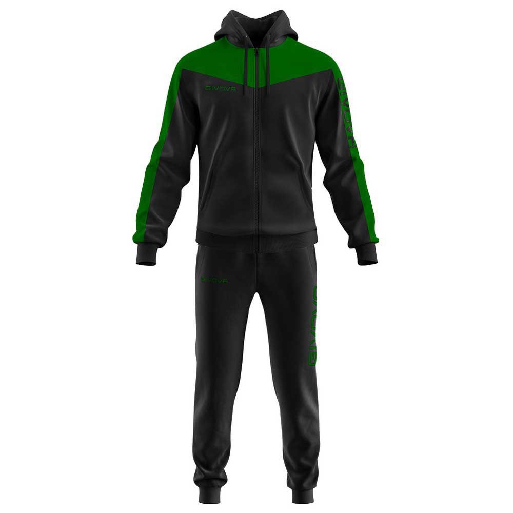 Givova Roma Track Suit Schwarz S Mann von Givova