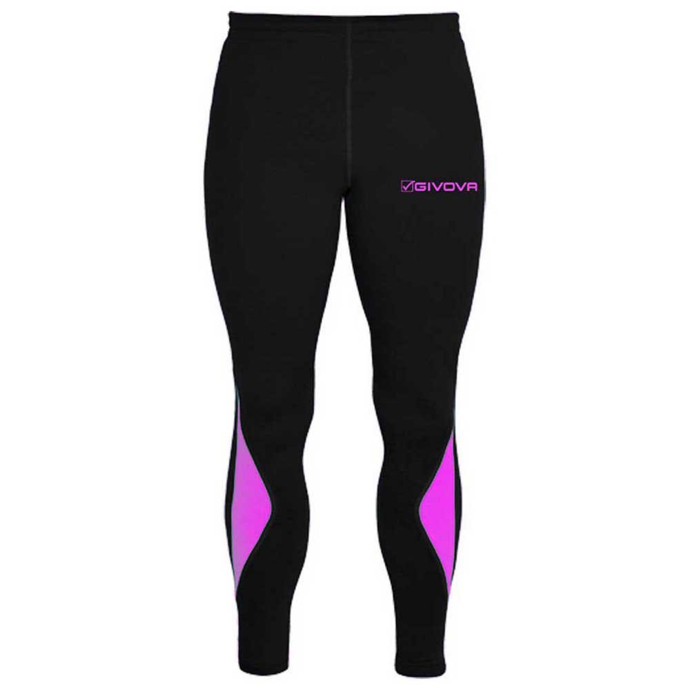 Givova Running Leggings Schwarz 2XL Frau von Givova