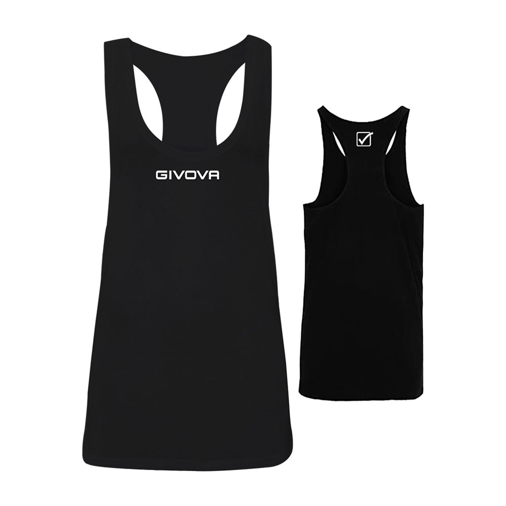 Givova Sleeveless T-shirt Schwarz M Mann Givova Sleeveless T-shirt Schwarz M Mann von Givova