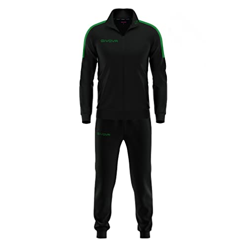 Givova Jungen Tr018l-0204-s Anzug, Nero-Verde, 3XS Givova Jungen Tr018l-0204-s Anzug, Nero-Verde, 3XS von Givova