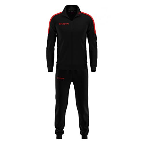 Givova Tr033 Jumpsuit, Schwarz-rot, 5XS von Givova