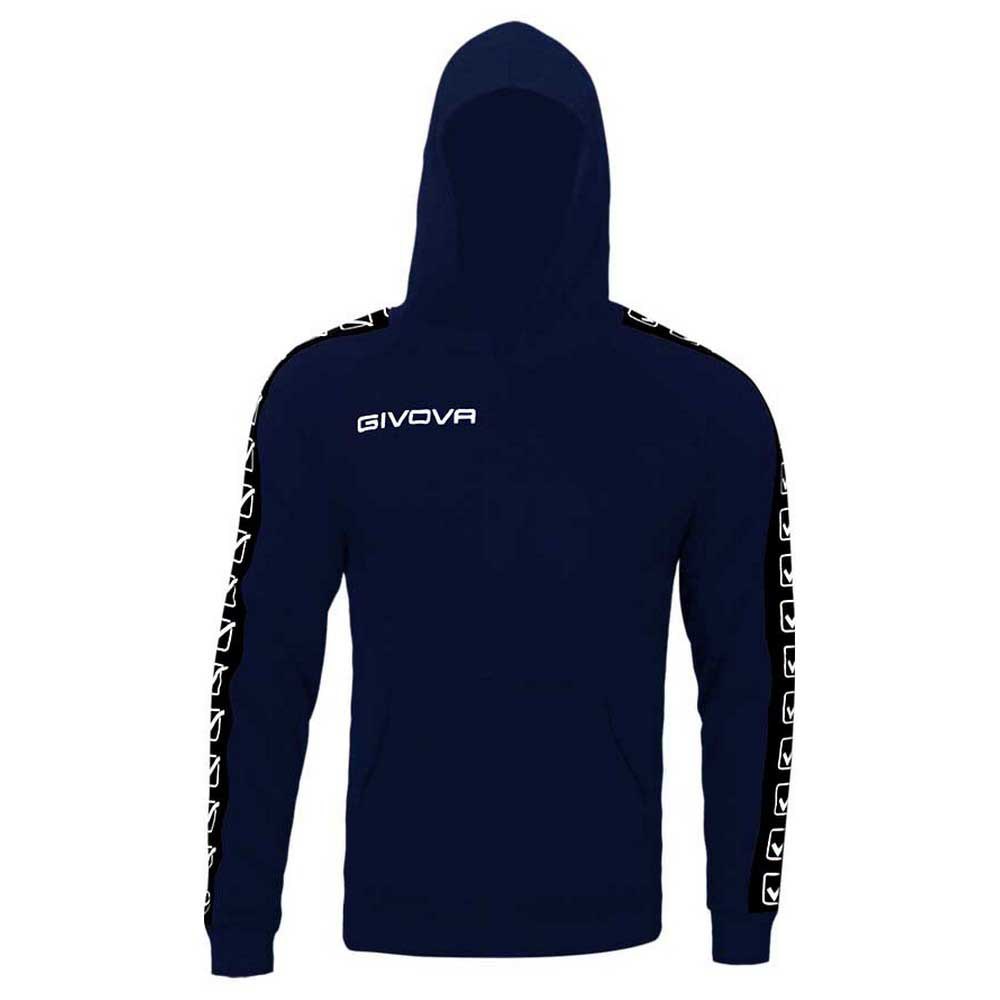 Givova Terry Band Hoodie Blau 4XL Mann Givova Terry Band Hoodie Blau 4XL Mann von Givova