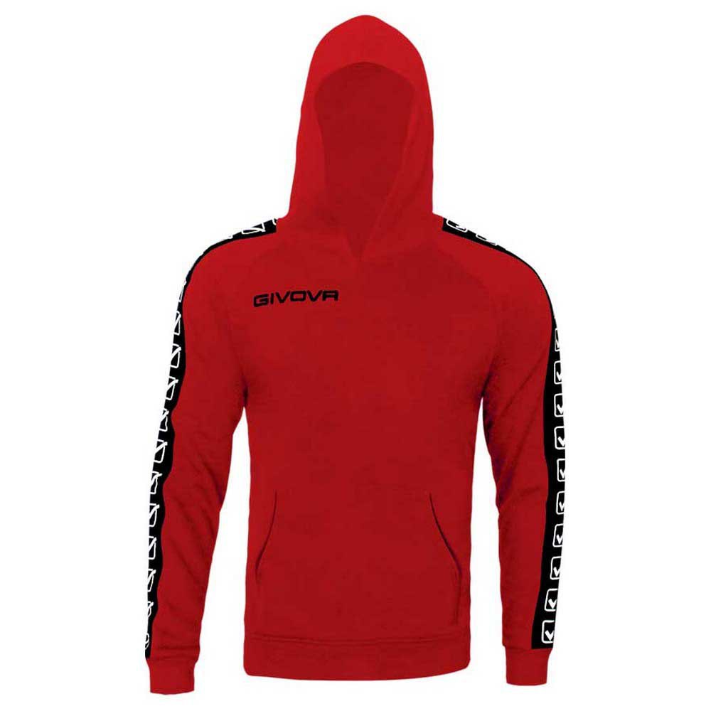 Givova Terry Band Hoodie Rot L Mann von Givova