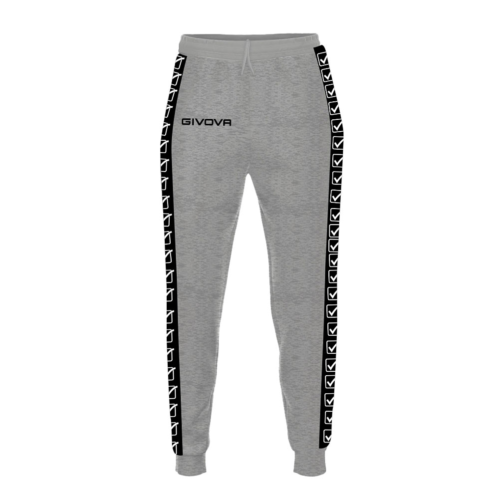 Givova Terry Band Tracksuit Pants Grau M Mann Givova Terry Band Tracksuit Pants Grau M Mann von Givova