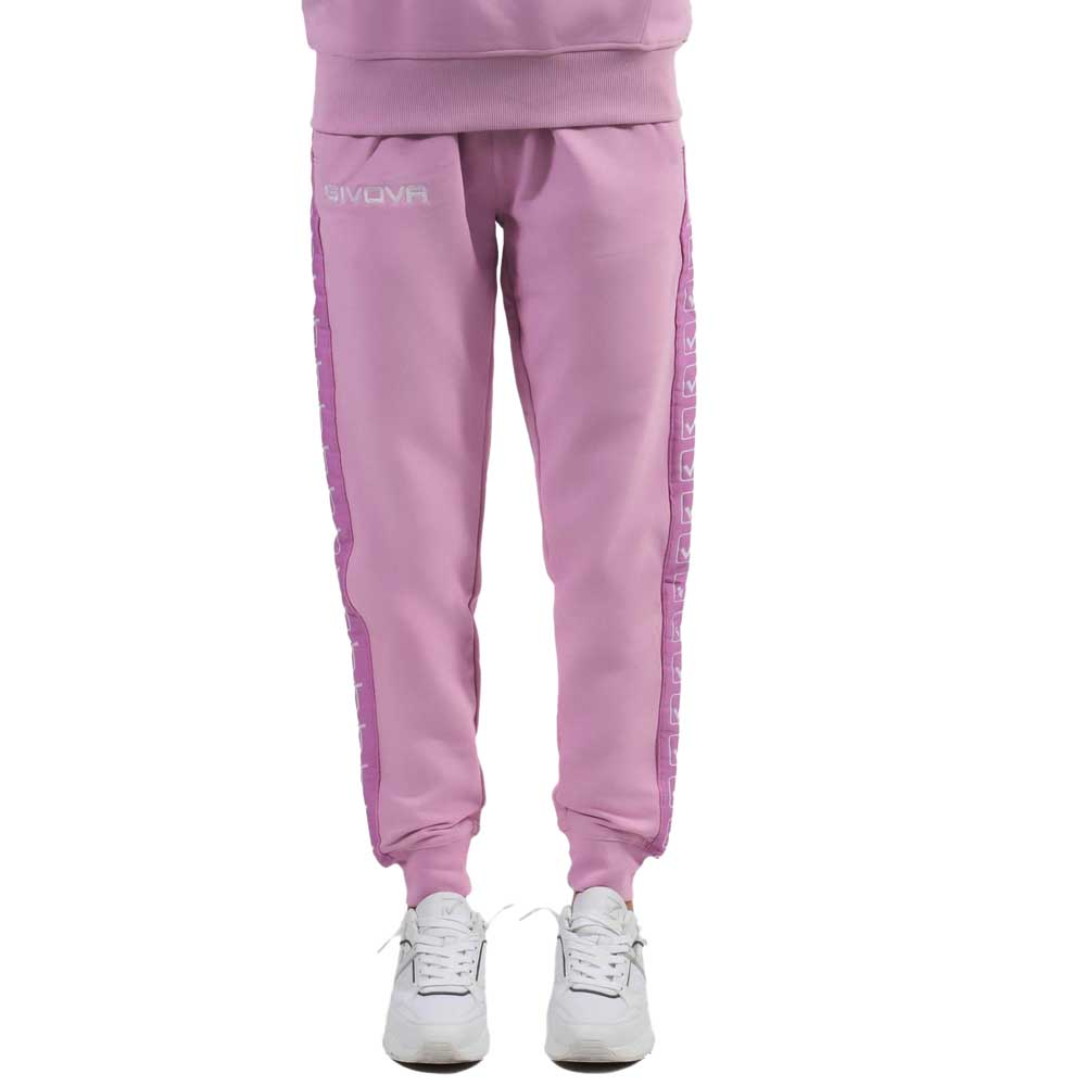 Givova Terry Band Tracksuit Pants Rosa XL Mann Givova Terry Band Tracksuit Pants Rosa XL Mann von Givova