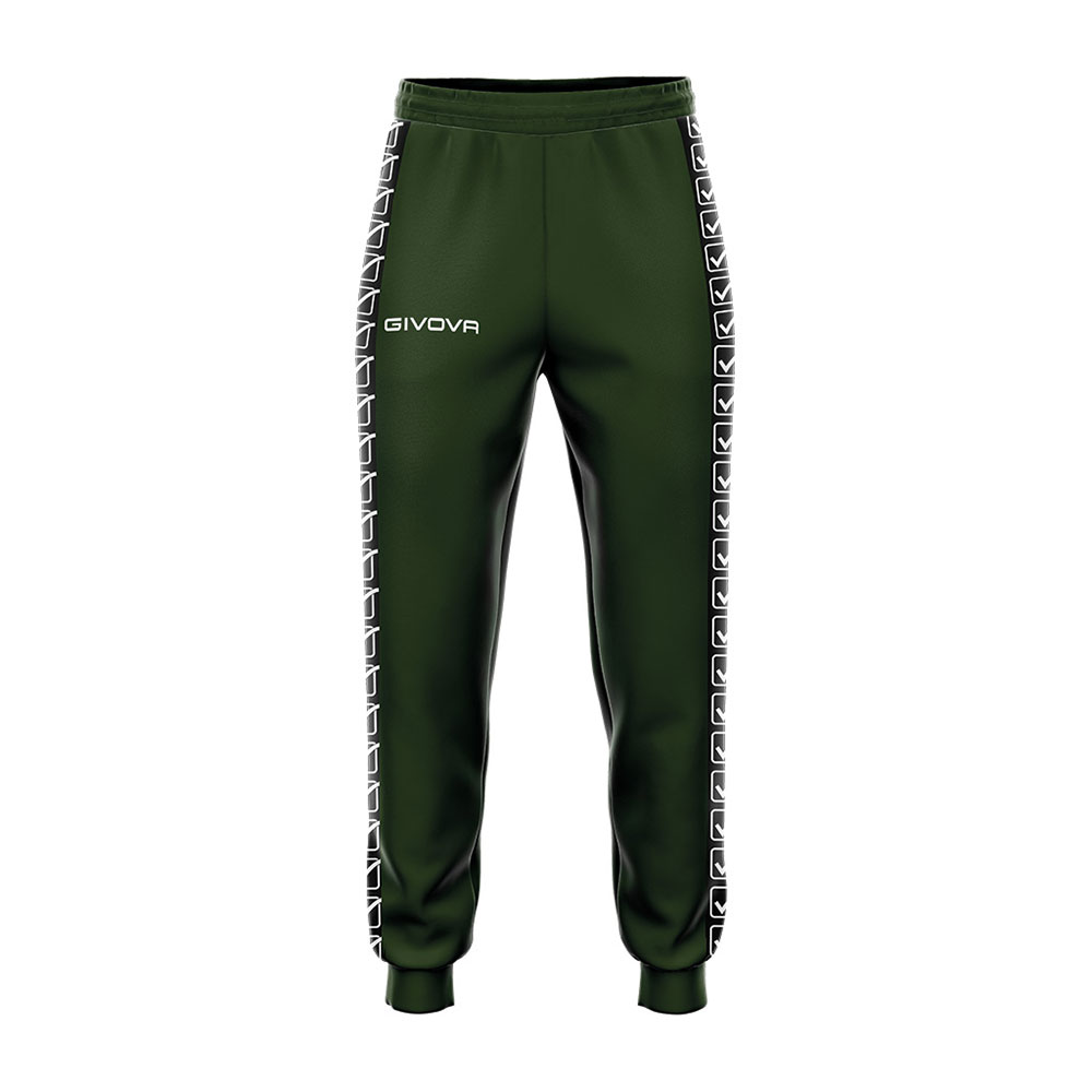 Givova Terry Band Tracksuit Pants Grün S Mann Givova Terry Band Tracksuit Pants Grün S Mann von Givova