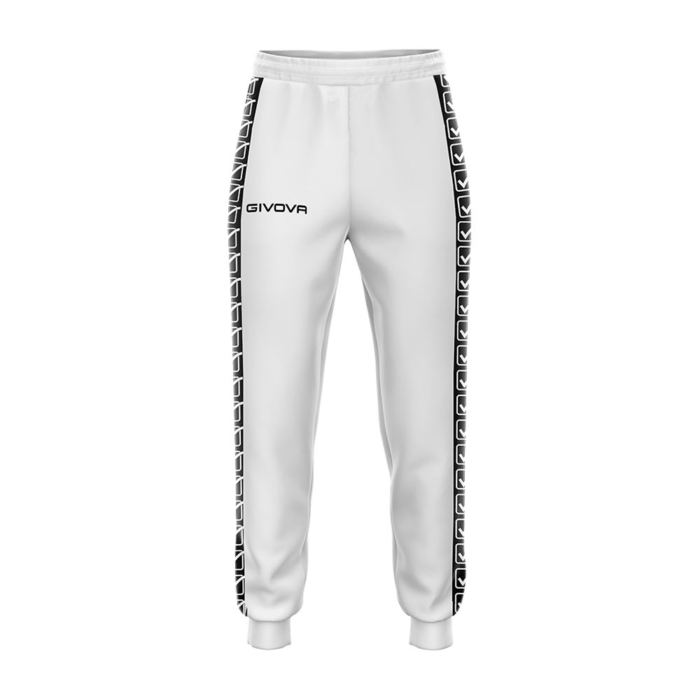 Givova Terry Band Tracksuit Pants Weiß S Mann Givova Terry Band Tracksuit Pants Weiß S Mann von Givova