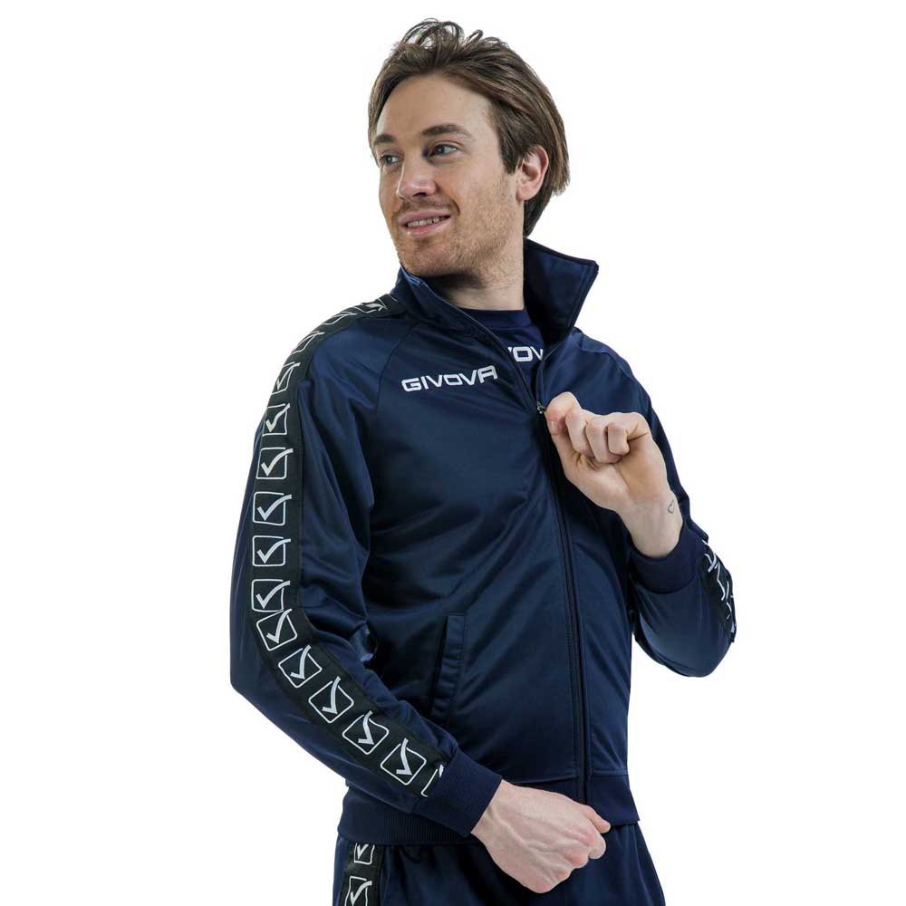 Givova Tricot Band Jacket Blau 10-12 Years Junge Givova Tricot Band Jacket Blau 10-12 Years Junge von Givova