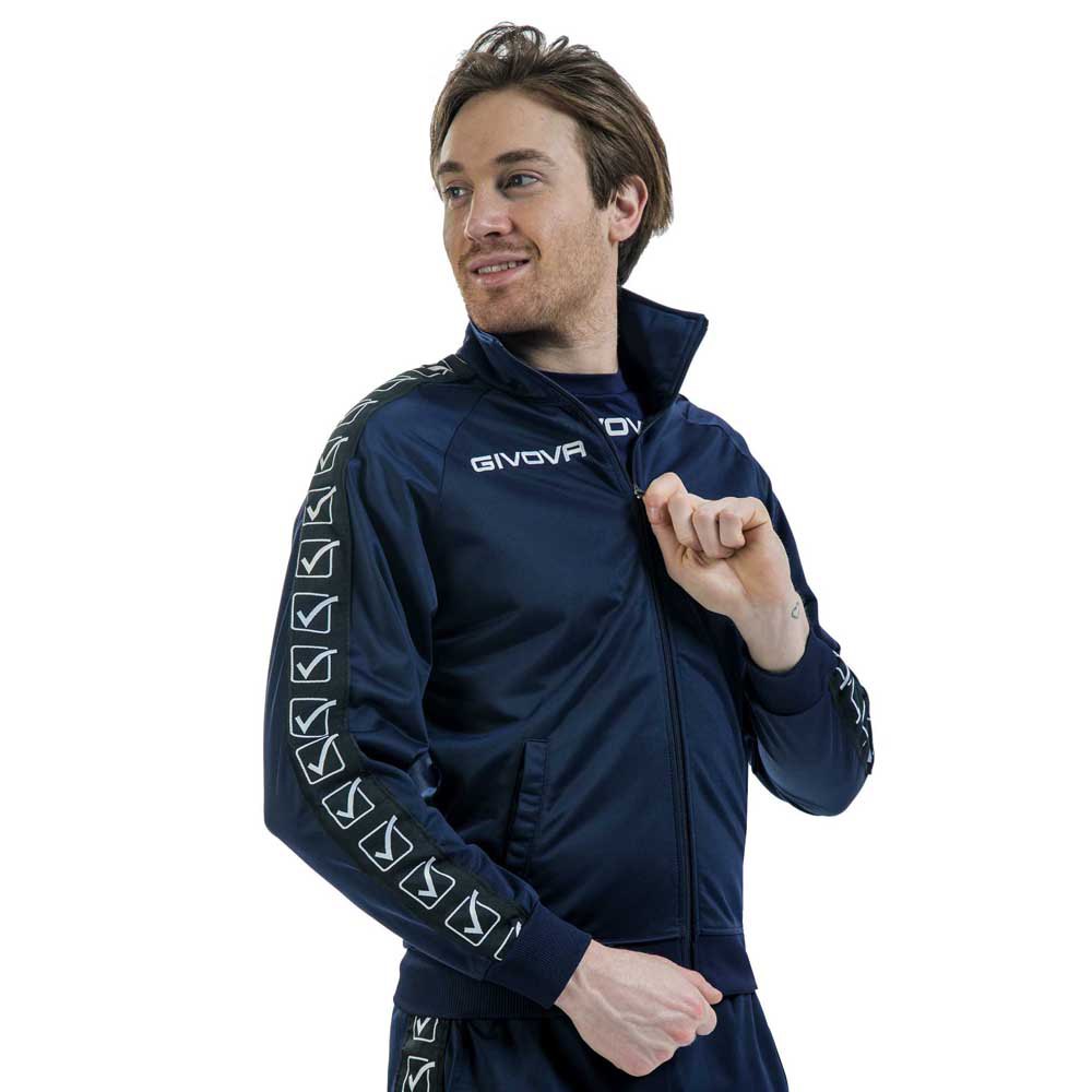 Givova Tricot Band Jacket Blau 2XL Mann Givova Tricot Band Jacket Blau 2XL Mann von Givova