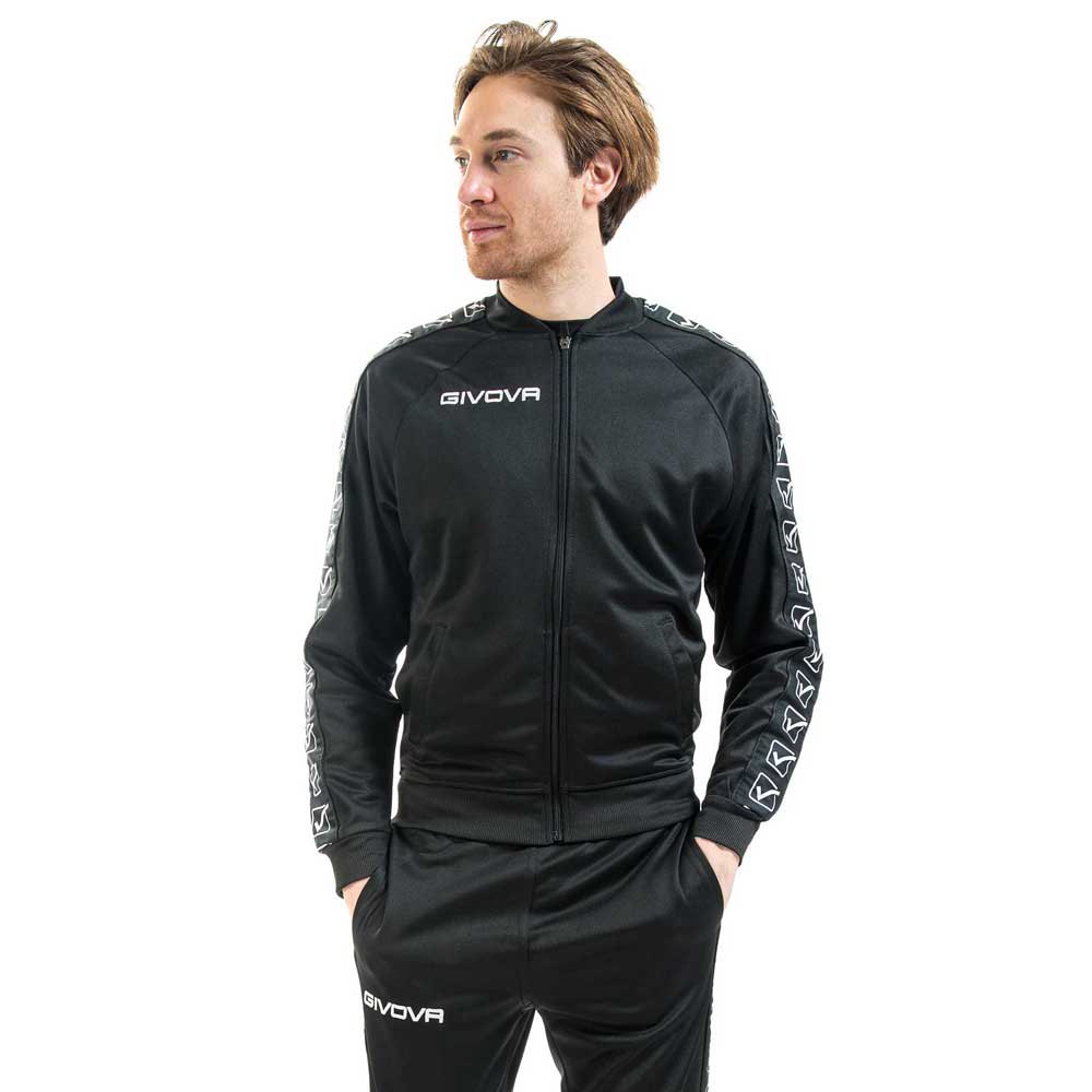 Givova Tricot Band Jacket Schwarz S Mann Givova Tricot Band Jacket Schwarz S Mann von Givova