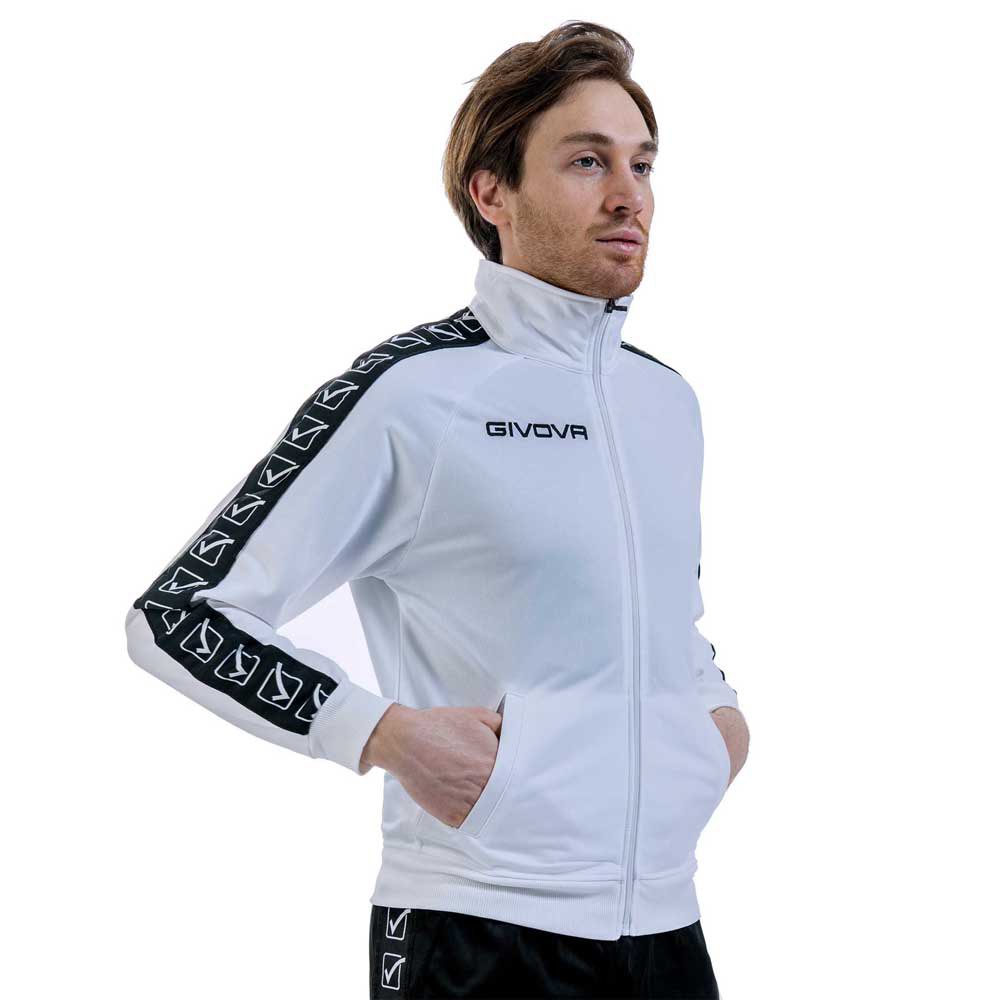 Givova Tricot Band Jacket Weiß M Mann Givova Tricot Band Jacket Weiß M Mann von Givova