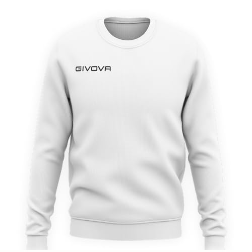 Givova Unisex MA025-0003-3XL Sweatshirt mit Rundhalsausschnitt, Weiß, 3XL von Givova