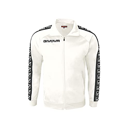Givova Unisex Tricot Band Jacke, Weiß, M, M Givova Unisex Tricot Band Jacke, Weiß, M, M von Givova