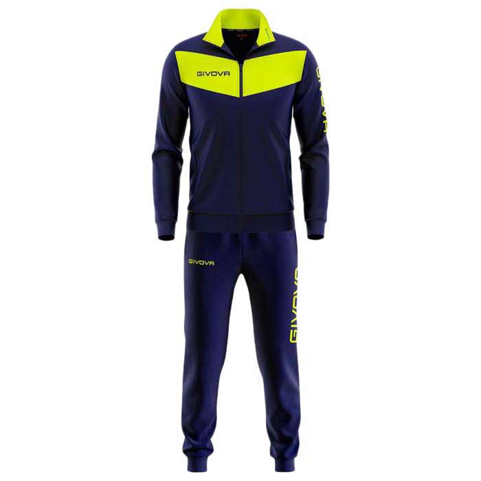 Givova Visa Fluo Tracksuit Gelb,Blau 8-10 Years Junge Givova Visa Fluo Tracksuit Gelb,Blau 8-10 Years Junge von Givova