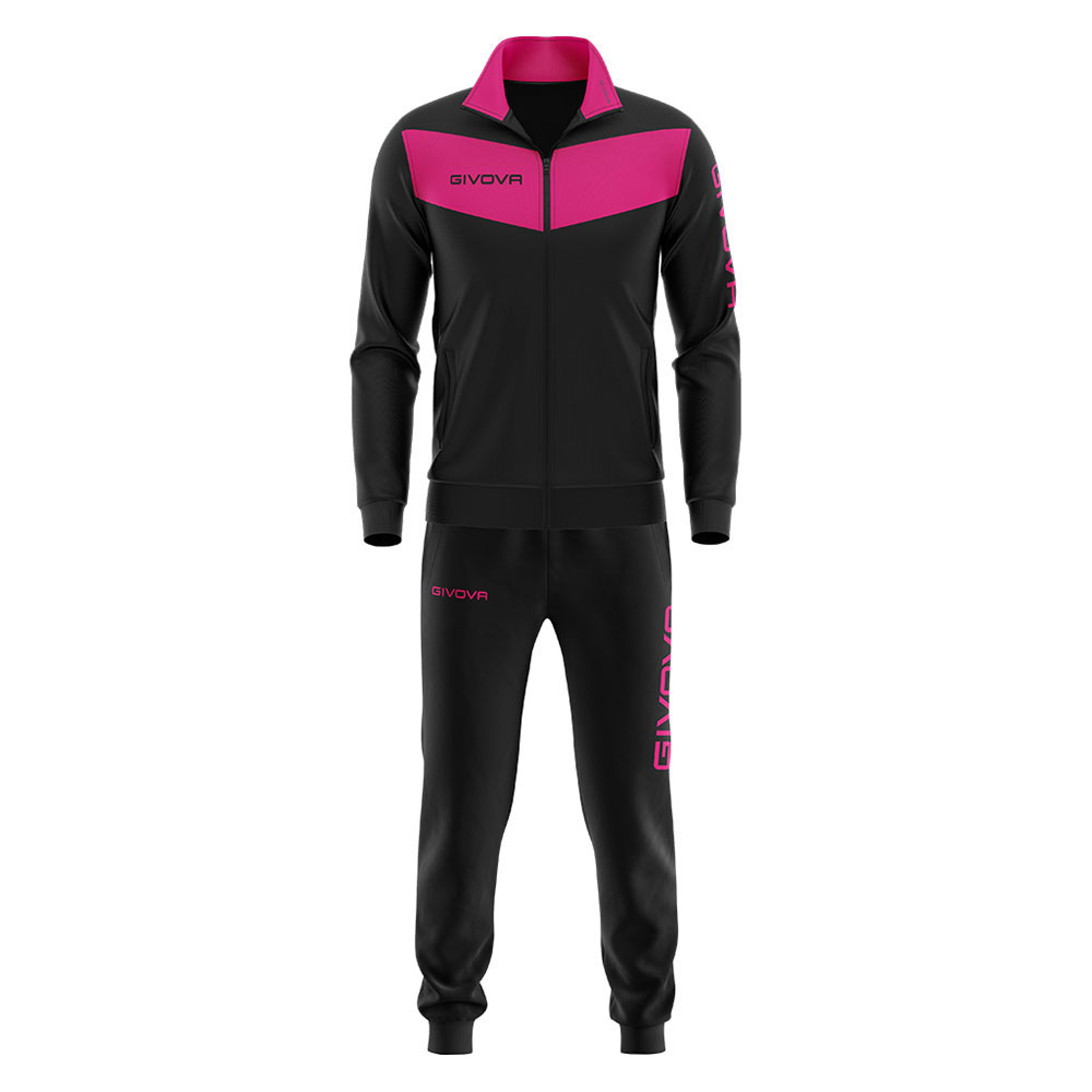 Givova Visa Fluo Track Suit Schwarz,Rosa 2XL Mann von Givova