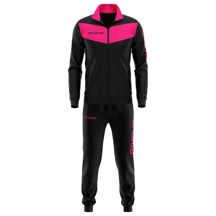 Givova Visa Fluo Tracksuit Schwarz,Rosa 8-10 Years Junge Givova Visa Fluo Tracksuit Schwarz,Rosa 8-10 Years Junge von Givova