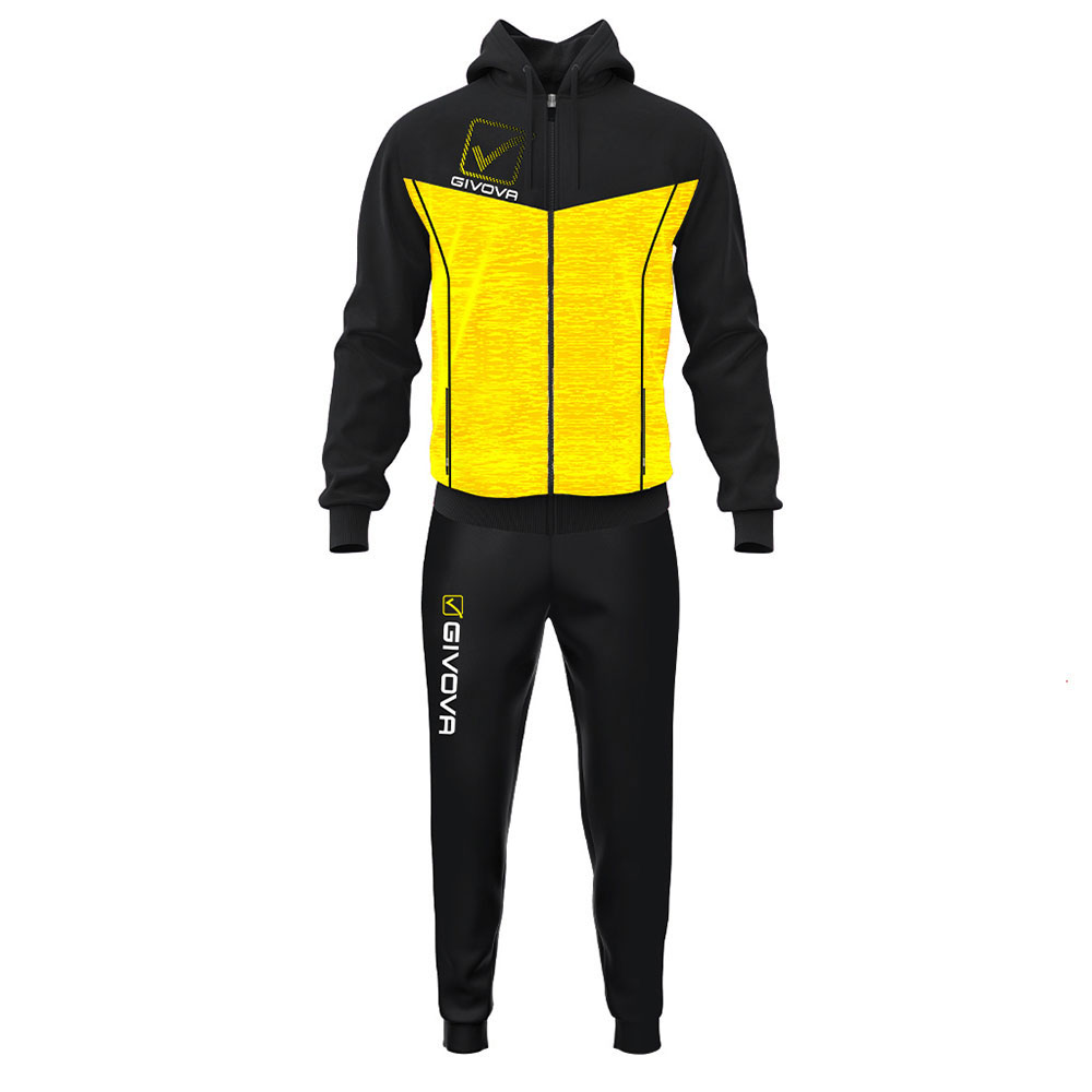 Givova Visa Melange Tracksuit Schwarz L Mann Givova Visa Melange Tracksuit Schwarz L Mann von Givova