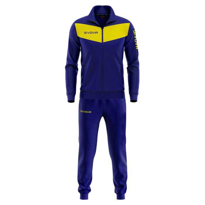 Givova Visa Track Suit Gelb,Blau 6-8 Years Mann von Givova