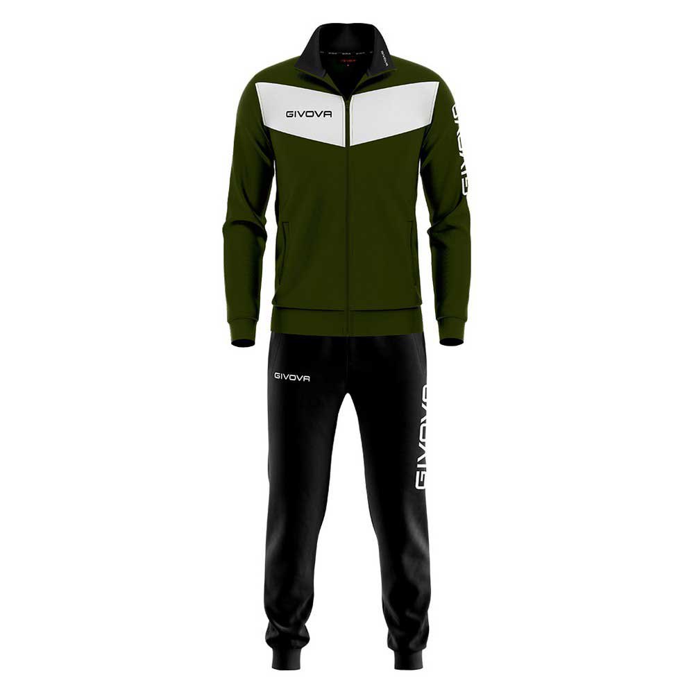 Givova Visa Tracksuit Grün,Schwarz 10-12 Years Mann von Givova