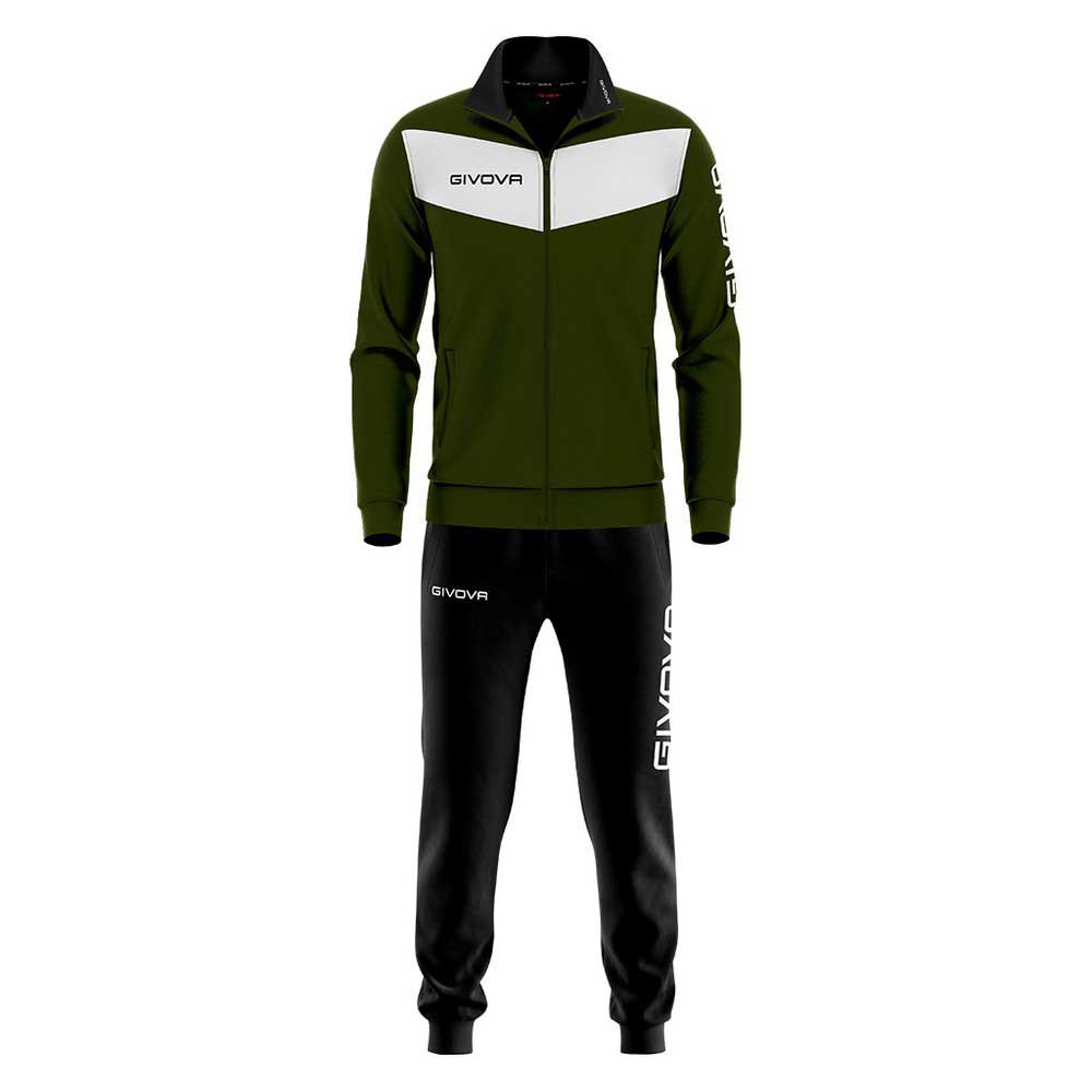 Givova Visa Tracksuit Grün,Schwarz 6-8 Years Junge Givova Visa Tracksuit Grün,Schwarz 6-8 Years Junge von Givova