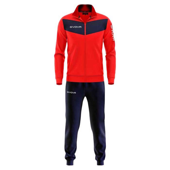 Givova Visa Tracksuit Rot,Blau 10-12 Years Junge Givova Visa Tracksuit Rot,Blau 10-12 Years Junge von Givova