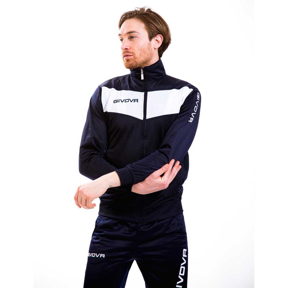 Givova Visa Tracksuit Weiß,Blau 4XL Mann Givova Visa Tracksuit Weiß,Blau 4XL Mann von Givova