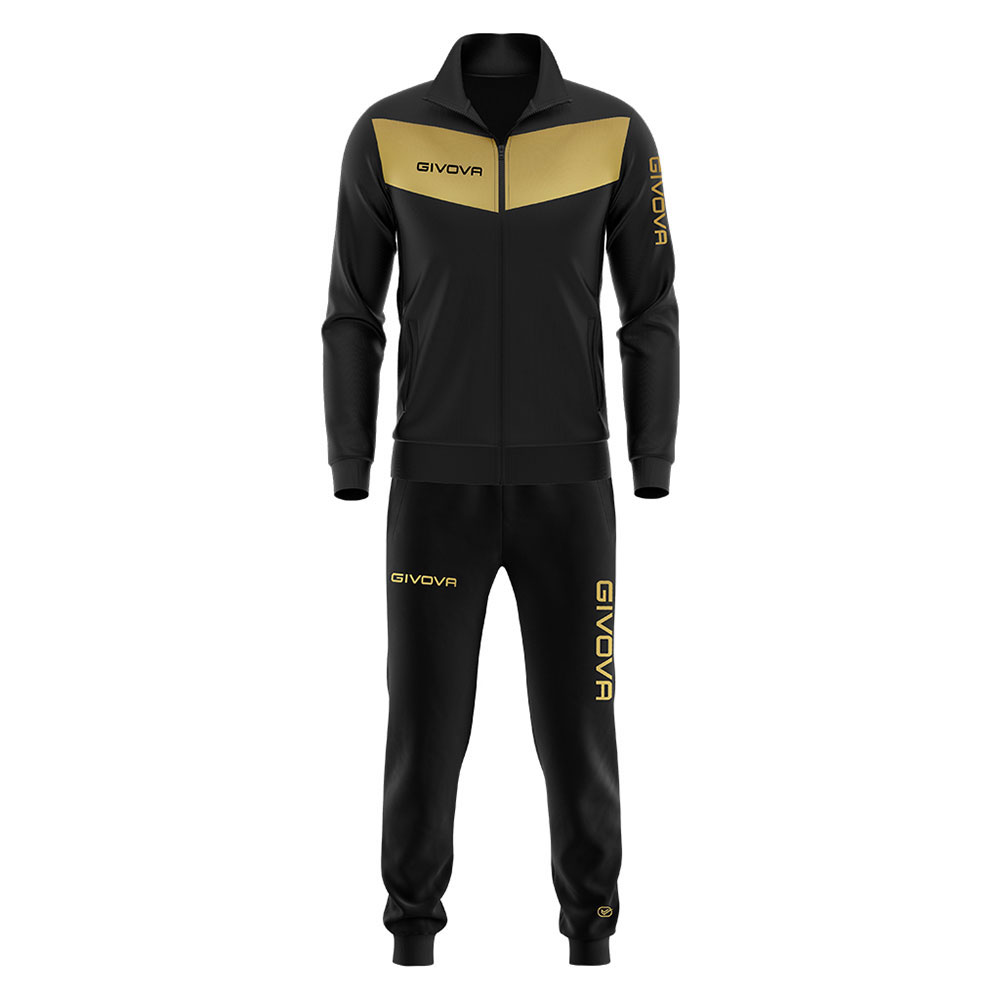 Givova Visa Tracksuit Schwarz 2XL Mann Givova Visa Tracksuit Schwarz 2XL Mann von Givova
