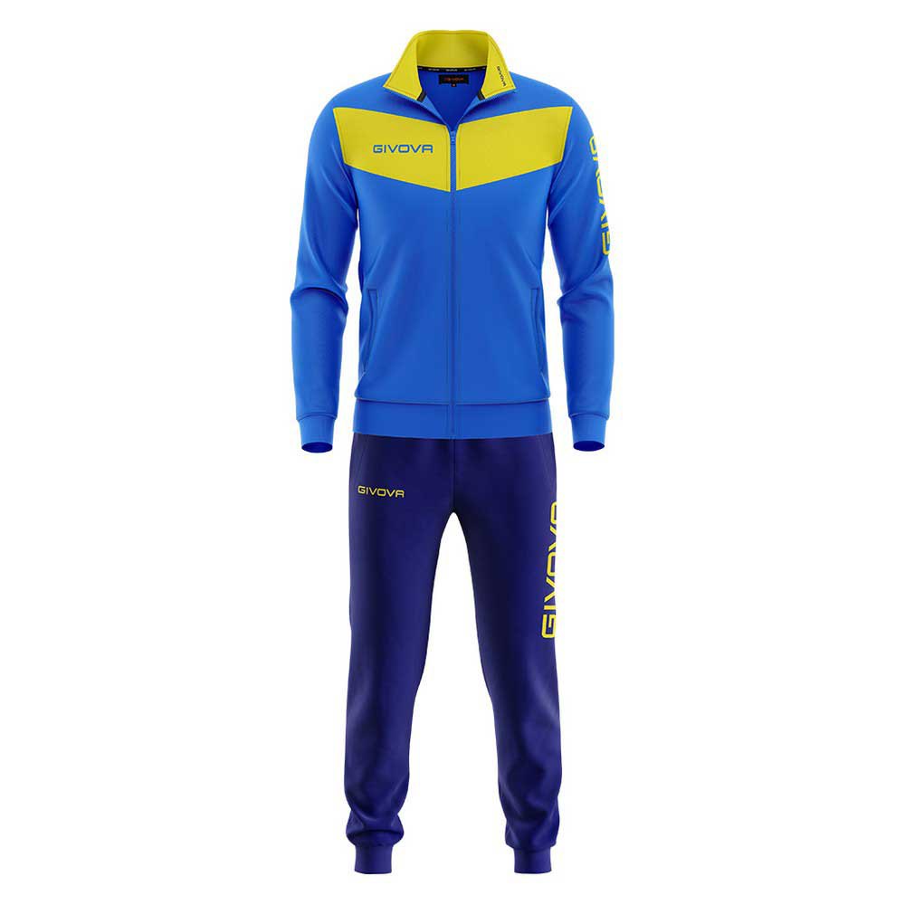 Givova Visa Tracksuit Gelb,Blau 6-8 Years Junge Givova Visa Tracksuit Gelb,Blau 6-8 Years Junge von Givova
