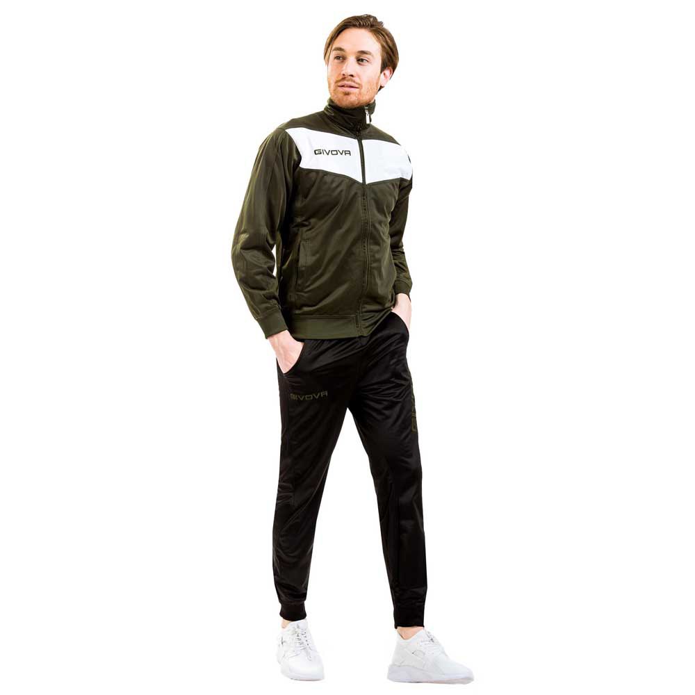 Givova Visa Tracksuit Grün,Schwarz 3XL Mann Givova Visa Tracksuit Grün,Schwarz 3XL Mann von Givova
