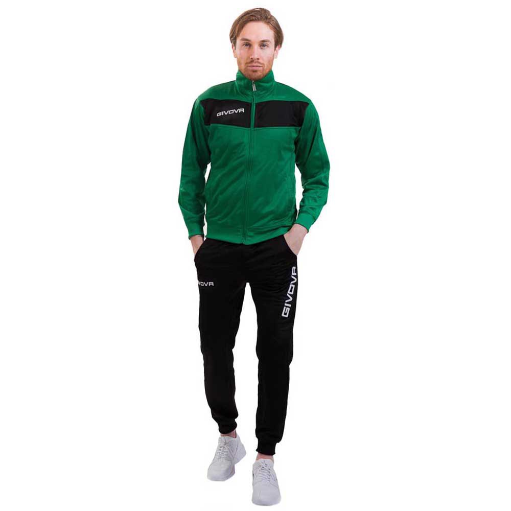 Givova Visa Tracksuit Grün,Schwarz 5XL Mann Givova Visa Tracksuit Grün,Schwarz 5XL Mann von Givova