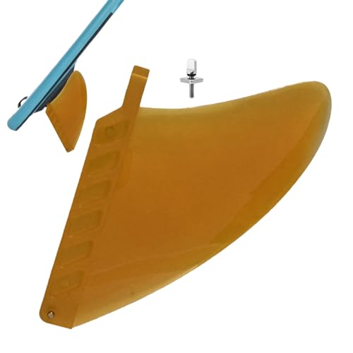 GkgWuxf Surfboard Long Board Tail Fin, Paddleboard Ersatzflosse | Flexible Slide Surfbrettflossen Paddleboard Surfflossen - Verschleißfestes, praktisches Longboard-Fin-Surfzubehör für von GkgWuxf