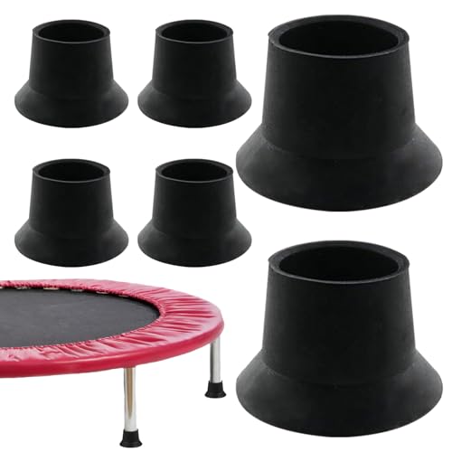GkgWuxf Trampolin-Fußabdeckungen – Set mit 6 rutschfesten Gummi-Pads – robuste Sprungbett-Teile, Basisrohrhülsen-Zubehör, um Schütteln zu verhindern, für Profis GkgWuxf Trampolin-Fußabdeckungen – Set mit 6 rutschfesten Gummi-Pads – robuste Sprungbett-Teile, Basisrohrhülsen-Zubehör, um Schütteln zu verhindern, für Profis von GkgWuxf