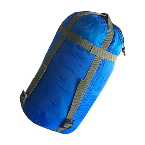 Gkumgwo Schlafsack Stuff Sack, Kompressionssäcke für Schlafsäcke, Nylon Camping Aufbewahrungstasche, wasserdichter Rucksacksack, Schlafsack, Aufbewahrungstasche für Reisen von Gkumgwo