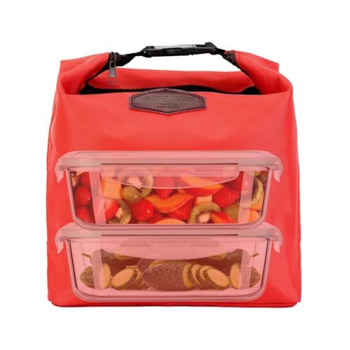 Gkumgwo Wiederverwendbare Isoliertasche | Isolierte wiederverwendbare Einkaufstaschen – Lebensmittelkühler, Lunchbox-Kühler, faltbare tragbare Lebensmitteltasche, Reißverschluss-Lunchbox-Behälter für von Gkumgwo