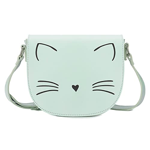 Gladdon Damen Umhängetasche Katze Messenger Bag für Teenager, Mädchen, kleine modische Geldbörse, Süße kleine Mädchen Small Taschen,Grün Gladdon Damen Umhängetasche Katze Messenger Bag für Teenager, Mädchen, kleine modische Geldbörse, Süße kleine Mädchen Small Taschen,Grün von Gladdon