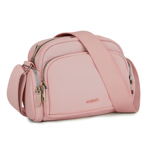 Gladdon Umhängetasche damen,Kleine handtasche,leicht und wasserdicht Sporttasche Damen, Multi-Taschen mit breiten Gurtband und Reißverschluss Gladdon Umhängetasche damen,Kleine handtasche,leicht und wasserdicht Sporttasche Damen, Multi-Taschen mit breiten Gurtband und Reißverschluss von Gladdon