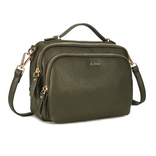 Gladdon Umhängetasche damen,Schultertasche mit Reißverschluss, Crossbody Tasche, Leder Handtasche Klein, Womenswear… Gladdon Umhängetasche damen,Schultertasche mit Reißverschluss, Crossbody Tasche, Leder Handtasche Klein, Womenswear… von Gladdon