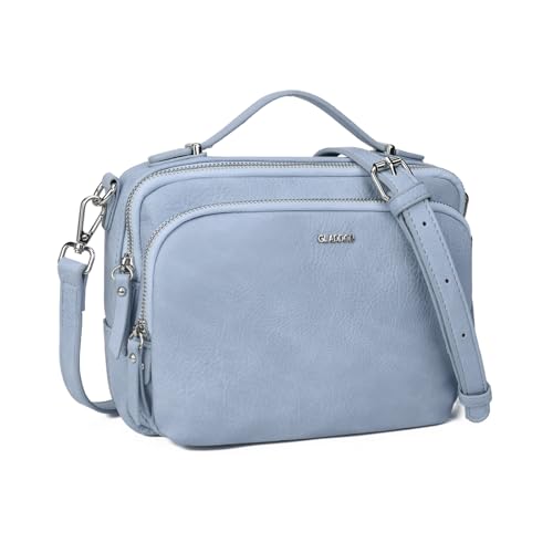 Gladdon Umhängetasche damen,Schultertasche mit Reißverschluss, Crossbody Tasche, Leder Handtasche Klein, Womenswear… Gladdon Umhängetasche damen,Schultertasche mit Reißverschluss, Crossbody Tasche, Leder Handtasche Klein, Womenswear… von Gladdon