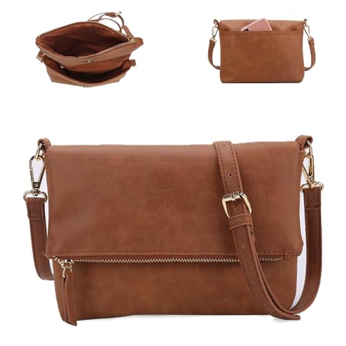 Gladdon Umhängetasche damen,Schultertasche mit Reißverschluss, Crossbody Tasche, Leder Handtasche Klein, Daypack… Gladdon Umhängetasche damen,Schultertasche mit Reißverschluss, Crossbody Tasche, Leder Handtasche Klein, Daypack… von Gladdon