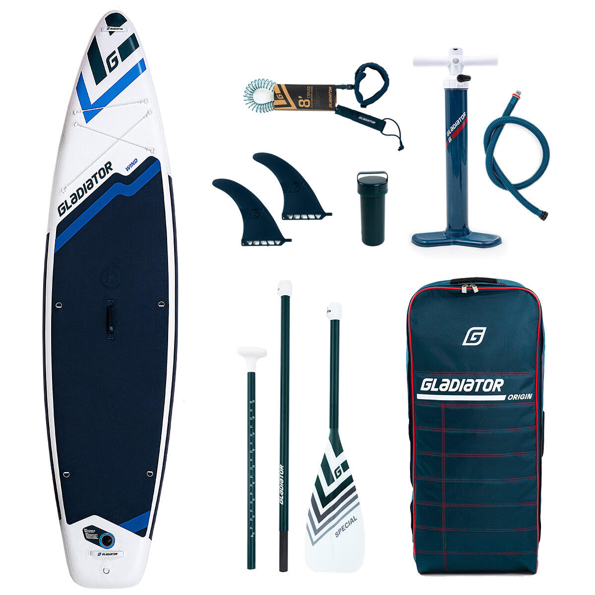 WindSUP Gladiator Wind 11.6 354 cm aufblasbares Brett von Gladiator