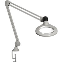 Luxo KFM LED Lupenleuchte (Farbe: Grau|Linse: 3 D) von Glamox Luxo